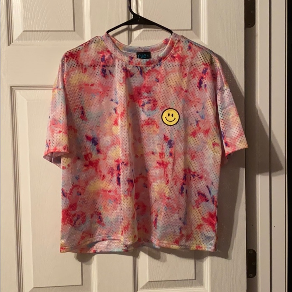 colorful crop top